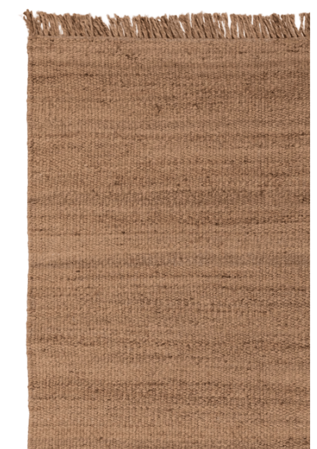 Cinnamon Swirl: Jute & Hemp Hand Woven Rug