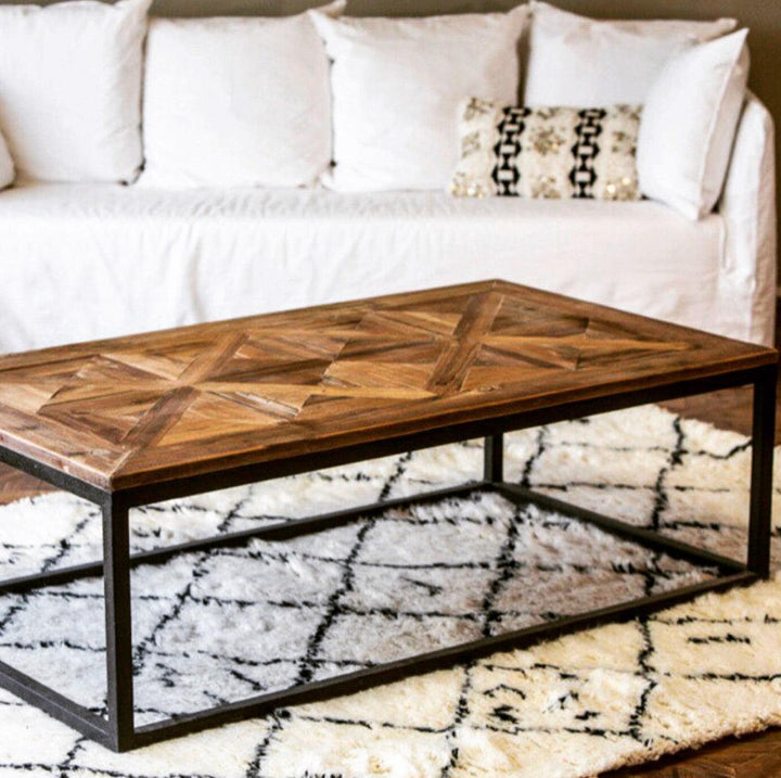 Cross White /Black: Wool Handtufted Carpet