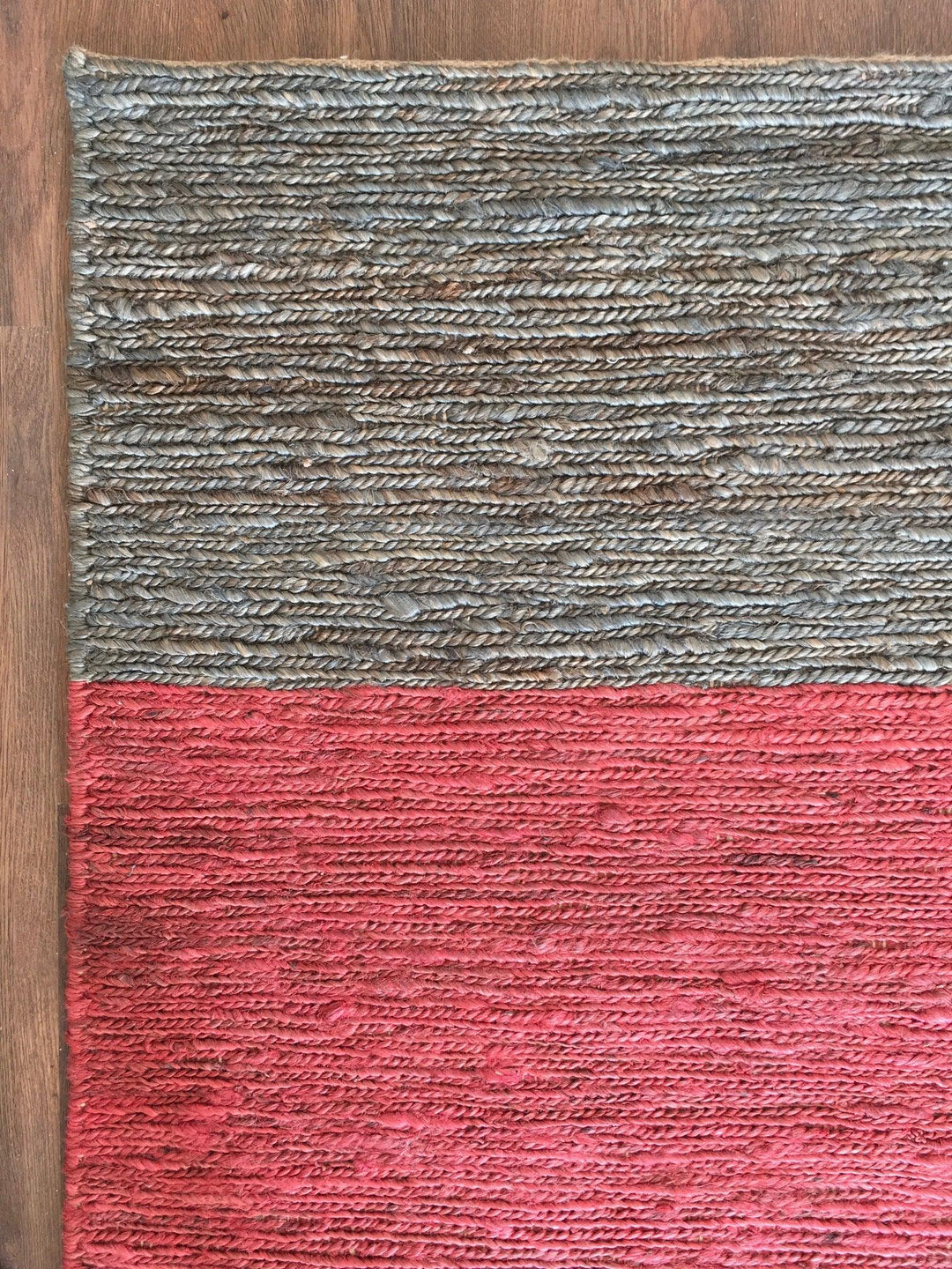 Multi Braided Stripe: Jute & Hemp Hand Woven Rug