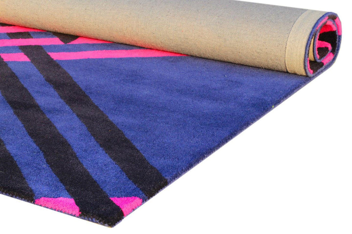 Dimensional Stripe: Wool Handtufted Carpet