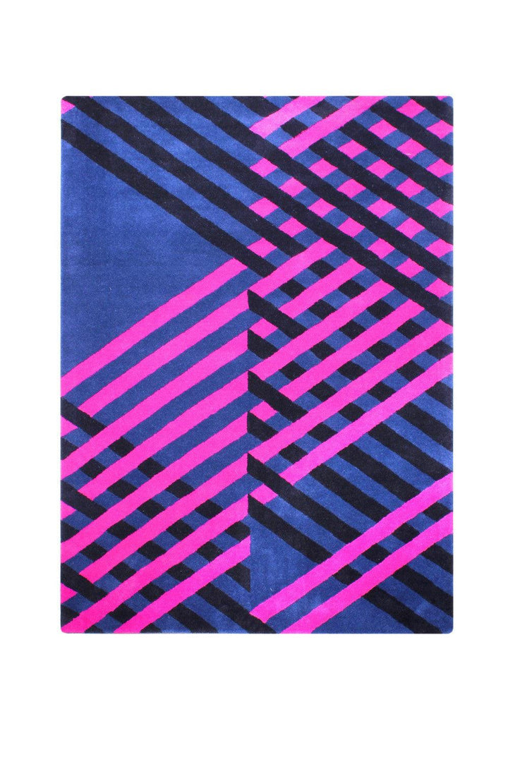 Dimensional Stripe: Wool Handtufted Carpet