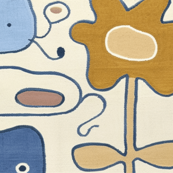 Trunk Lines: Wool Handtufted Carpet