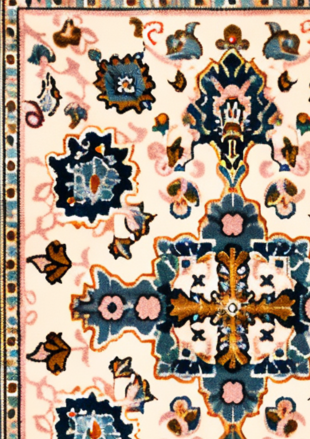 Sapphire Harmony: Wool Handtufted Carpet