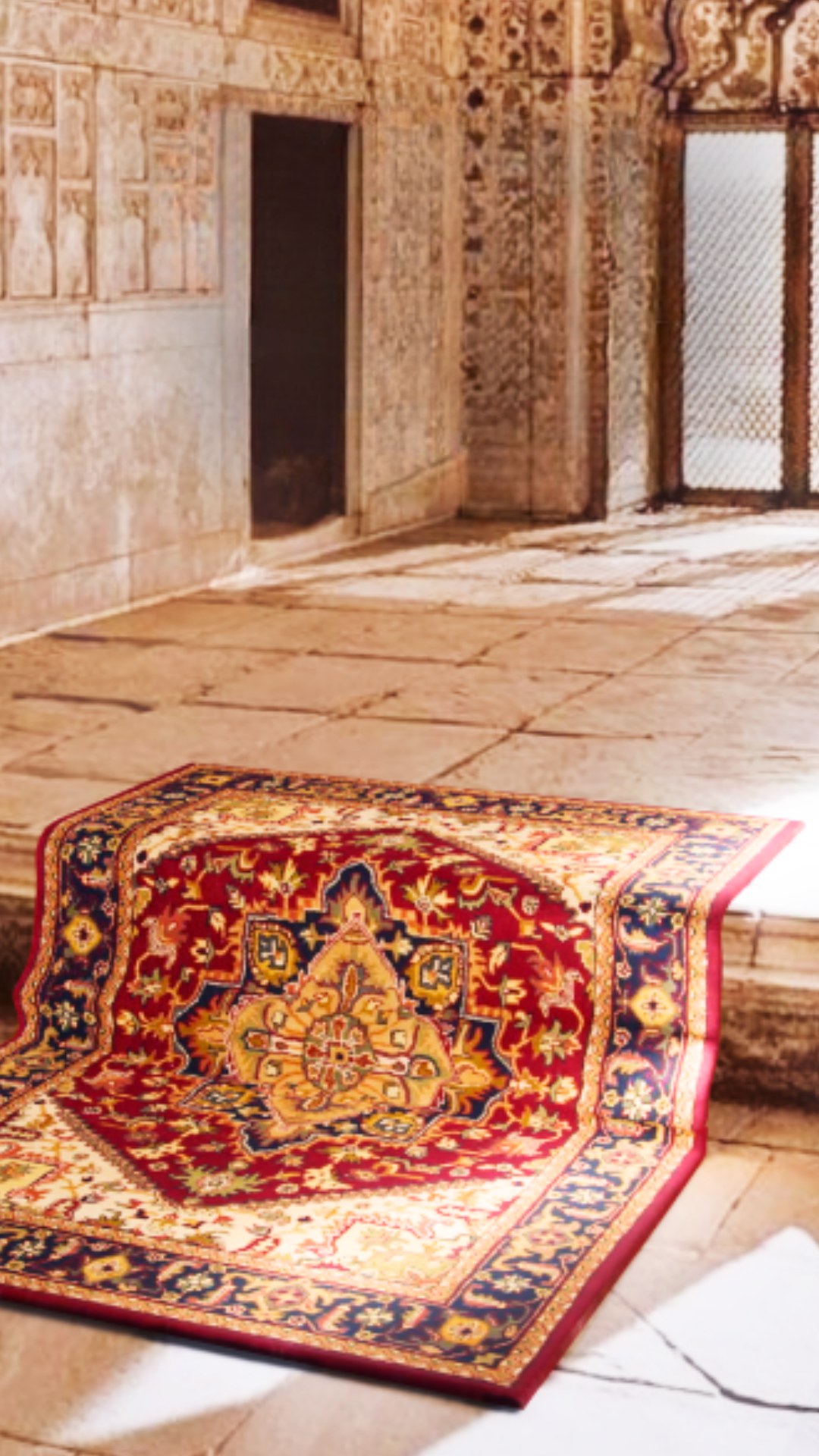 Regal Magnificence: Wool Handtufted Carpet