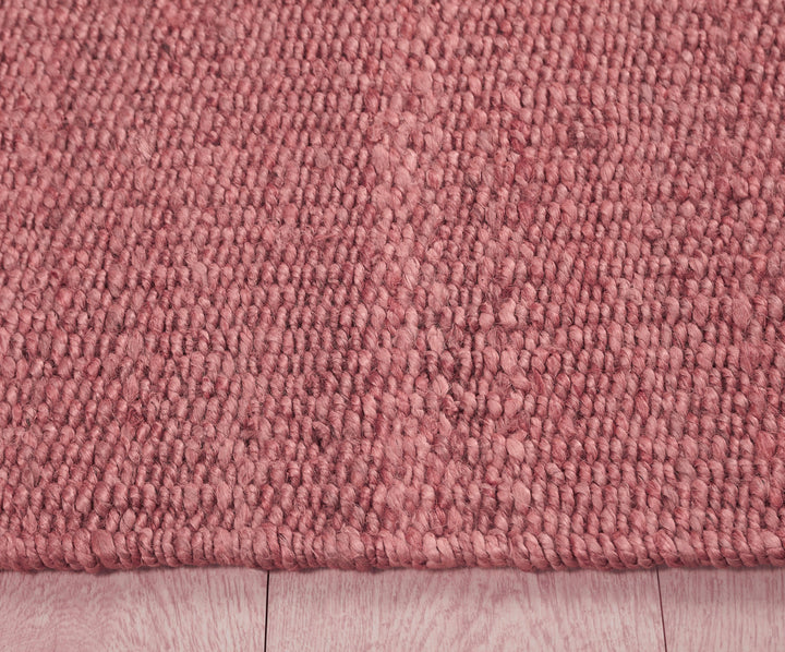 Chunky Rose: Jute & Hemp Hand Woven Rug