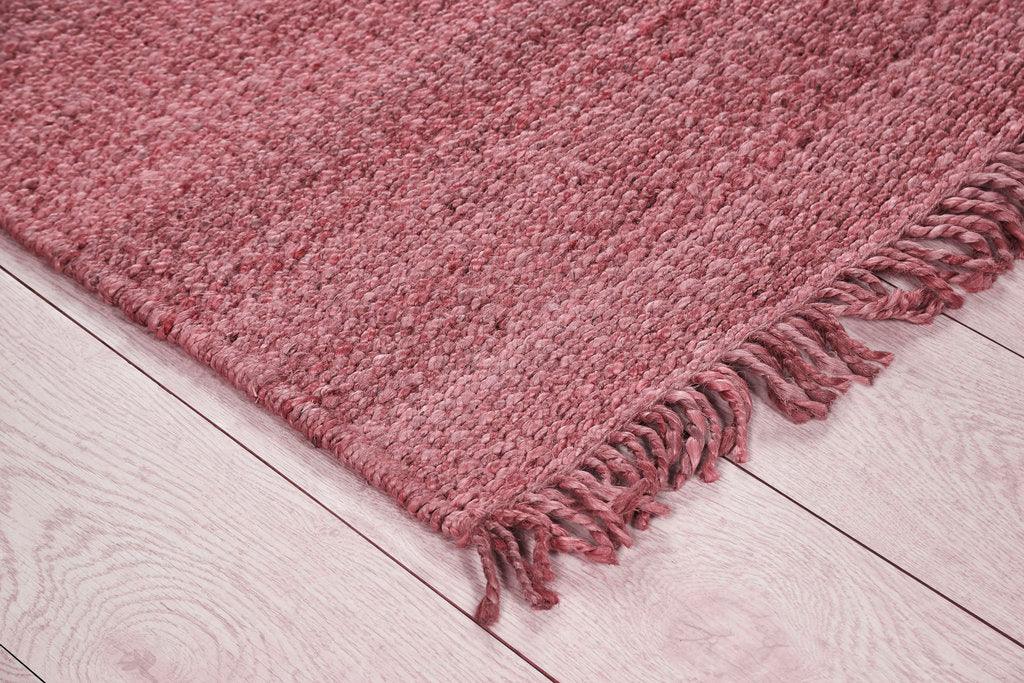 Chunky Rose: Jute & Hemp Hand Woven Rug
